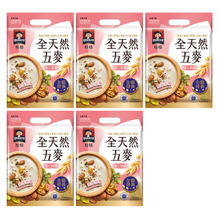 QUAKER 桂格 全天然五麥 杏仁核桃, 250g, 5袋