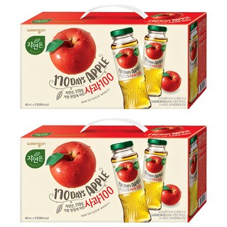 Nature is 蘋果汁, 180ml, 24罐