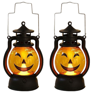 南瓜燈 2個, 黑色 + 黃色