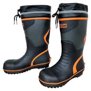 三和牌 半筒塑鋼頭橡膠輕量防護雨鞋 工作鞋