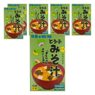 味島 素食豆腐味噌湯 8包, 10g, 6盒