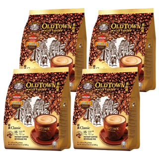 OLDTOWN WHITE COFFEE 舊街場白咖啡 3合1經典白咖啡, 35g, 15條, 4袋