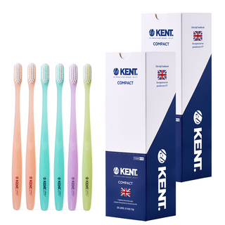 켄트 오리지날 콤팩트 초극세모 칫솔, 6개입, 2세트