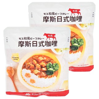 MOS BURGER 摩斯 日式咖哩 牛肉, 200g, 2包