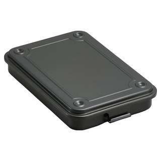 TOYO STEEL 東洋鋼鐵 方形鋼製單層收納盒 T-152, 黑色, 1個