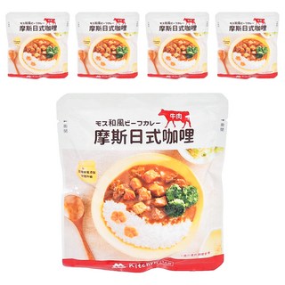 MOS BURGER 摩斯 日式咖哩 牛肉, 200g, 5包