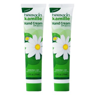 Herbacin 小甘菊經典護手霜, 75ml, 2條