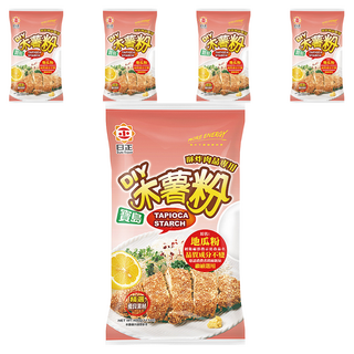 日正食品 寶島木薯粉 精選食材 細緻研磨製成 適合油炸料理 炒菜 湯品, 1kg, 5包