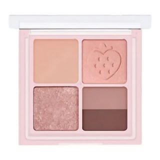 peripera 口袋四格眼影盤, #08 莓果拿鐵, 1個