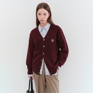 Dunst 女款ESSENTIAL LOGO針織開襟衫 UDSW5C102D2