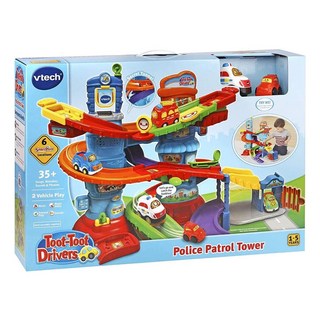 vtech 偉易達 嘟嘟車系列 警察巡邏塔軌道組, 多色, 1組