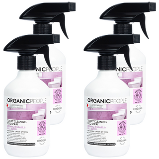 Organic People 有機生活 浴廁清潔劑 500ml 天然有機 深層清潔 有效除垢, 4瓶
