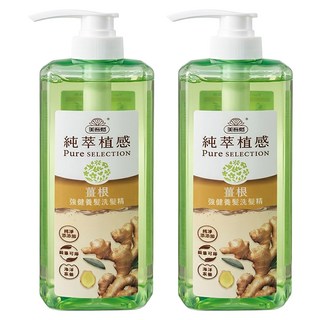 美吾髮 純萃植感 薑根強健養髮洗髮精, 500ml, 2瓶