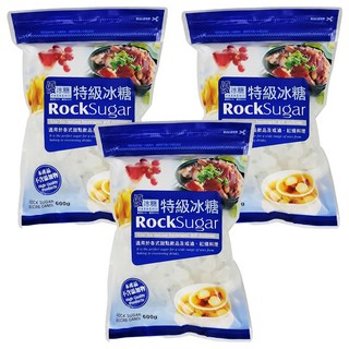 YASASHII 優 傳統特級冰糖, 600g, 3包
