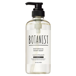 BOTANIST 滋潤型 玫瑰+白桃 490ml 身體清潔 保濕 沐浴乳, 1件