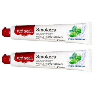 Redseal 吸煙者牙膏, 100g, 2個