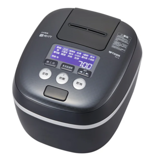 TIGER 虎牌 可變式雙重壓力IH炊飯電子鍋 JPC-G10R 遠赤9層 灶台熱封土鍋塗層 日本製造, 黑色