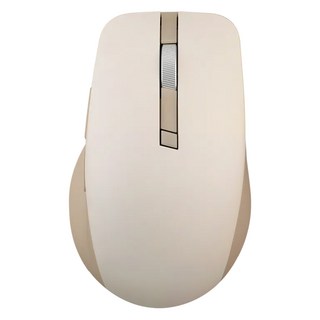 ASUS 華碩 SmartO Mouse Silent Plus 滑鼠, MD200, 燕麥奶