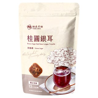 糖鼎 黑糖磚 桂圓銀耳, 30g, 13顆, 1包
