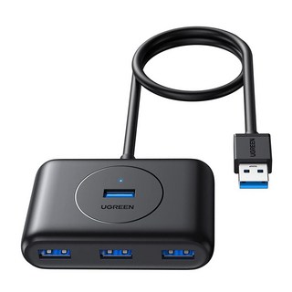 UGREEN 綠聯 Port USB3.0集線器 1m, 黑色, 1條