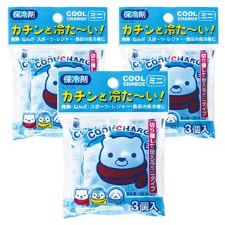 KOKUBO 迷你保冷劑 140g, 3套, 3個裝