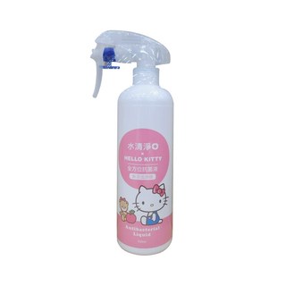 Water Clean 水清淨 全方位抗菌液 HELLO KITTY經典聯名款 居家瓶 350ml, 1瓶