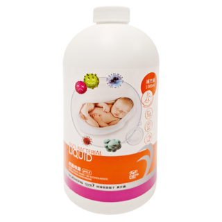 媽媽餵 抗菌噴霧補充瓶 檸檬酸銀離子 pH5.0溫和親膚 長效保護, 1L, 1瓶