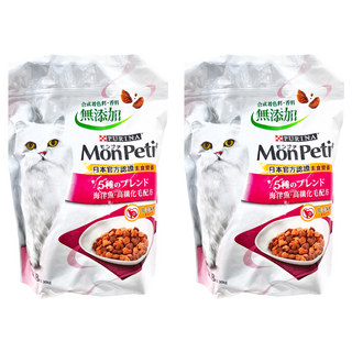 MonPetit 貓倍麗 成貓乾糧, 海洋魚高纖化毛配方, 1.36kg, 2袋