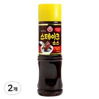 오뚜기 스테이크 소스 S, 470g, 2개