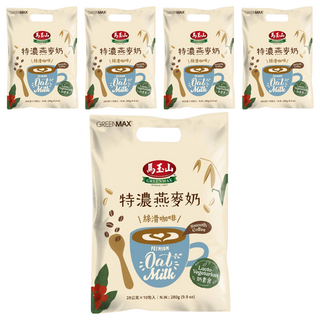 馬玉山 特濃燕麥奶絲滑咖啡 10包, 28g, 5袋