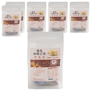 仁濟中藥 菊花決明子茶 3C守護茶 養顏美容 含枸杞 胎菊 牛蒡 桂花 金銀花, 6.7g, 15包, 6袋