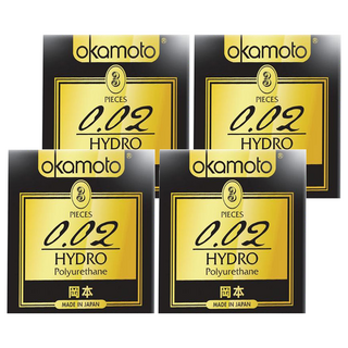 okamoto 岡本 保險套002, 3片, 4盒