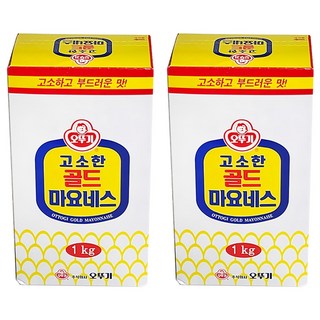 OTTOGI 不倒翁 黃金美乃滋, 1kg, 2盒