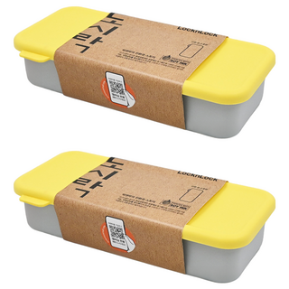 LocknLock 樂扣樂扣 DosiLock系列便當盒 360ml, 黃色, 2個