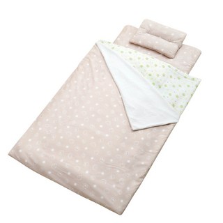 PiYOPiYO黃色小鴨 印花幼教睡墊 摺疊收納好收又便利 輕柔的觸感, 摩卡色