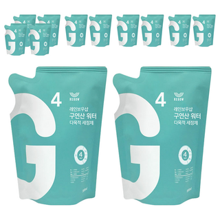 레인보우샵 구연산 워터 다목적세정제 리필, 500ml, 6개