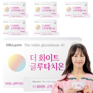 셀게이트 더화이트 글루타치온 40, 60g, 6개