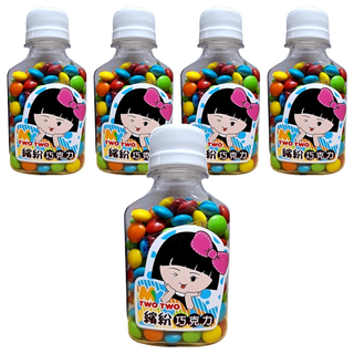 MY TWO TWO 繽紛巧克力風味糖, 80g, 5入