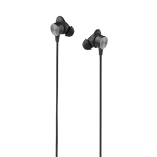 LOGITECH 羅技 入耳式有線耳機麥克風 商務耳麥, 981-001094, Black