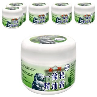 一條根 精油霜, 100g 台灣製造, 6罐, 1入
