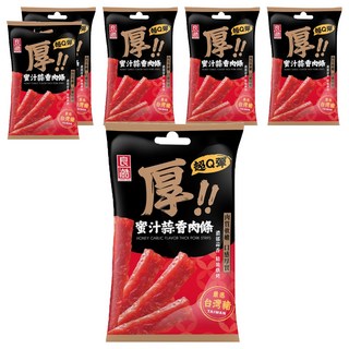 良澔 蜜汁蒜香豬肉條 濃郁精緻烘烤 嚴選台灣豬 肉質軟嫩口厚實 超Q彈, 36g, 6包