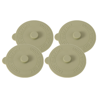 G676矽膠密封杯蓋 20g, 抹茶綠, 4個