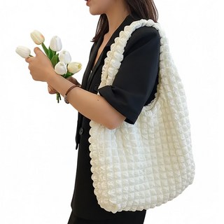 SCHÖN 格子側肩包 - 梭織材質