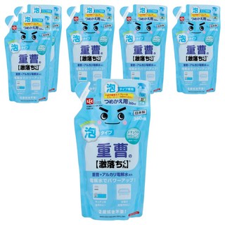 LEC 激落君 小蘇打 電解水泡沫噴霧清潔劑 補充包, 360ml, 6包