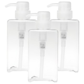 y514壓取式分裝瓶 3罐, 透明, 1組