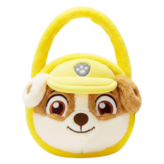 PAW PATROL 汪汪隊立大功 兒童手提斜背兩用絨毛包 圓形拉鍊包 小礫