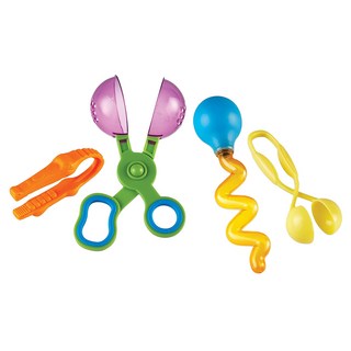 Learning Resources 兒童肌力訓練玩具組, Helping Hands Fine Motor Tool Set, 3歲以上, LER5558, 1組