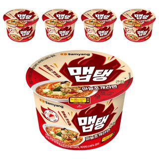 Samyang Foods 三養 Mep-Taeng蒜味蛤蜊泡麵 碗裝, 5入