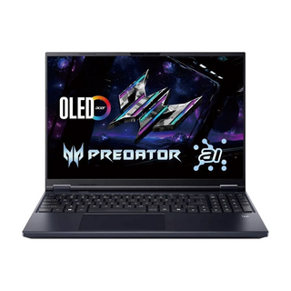 acer 宏碁 Predator 筆記型電腦 16吋 WQXGA 240Hz OLED 鏡面/Ultra 7 255HX/NVIDIA RTX 5060 8G, 黑色, 512GB, 16GB, Windows 11, PHN16S-71-79XM