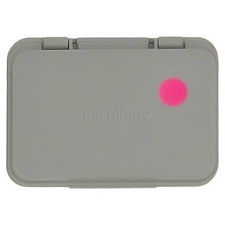 Shachihata 寫吉達 油性印台，蓋章捺印專用, 粉色, 1個